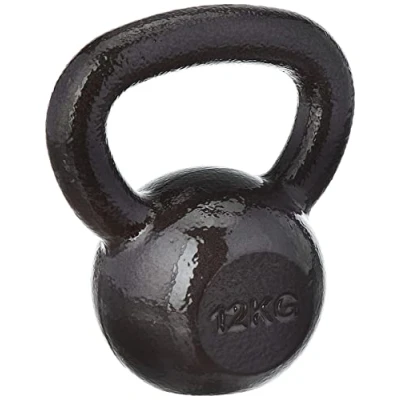 Immagine di Amazon Basics Kettlebell in ghisa, 12 kg, Nero