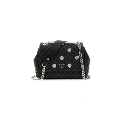 Immagine di Guess Borsa A Tracolla Everlee Convertible Xbody Flap Donna Nero Taglia Unica