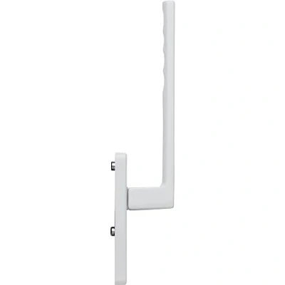 Immagine di HOPPE Toulon UG Maniglia per porta del balcone, interno lunghezza 253 mm, in alluminio bianco