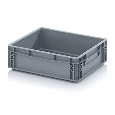 Immagine di Auer Packaging Contenitore euro, 40 x 30 12 impilabile, cm, colore: grigio