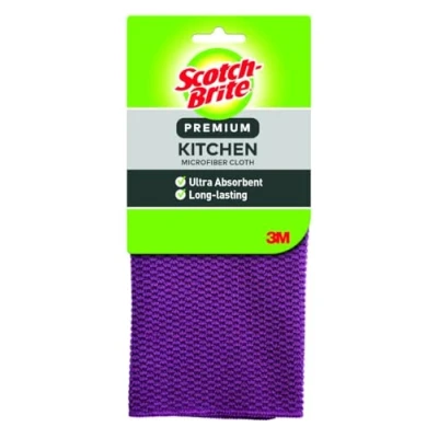 Immagine di Scotch Brite Panno da cucina Premium, i colori possono variare, 3 panni