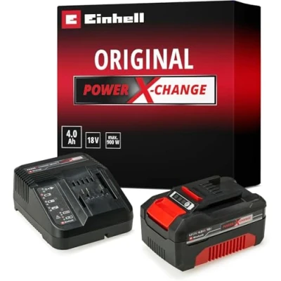 Immagine di Einhell Power X Change PXC Starter Kit 18V 4Ah 4512042 Batteria dellutensile e caricabatterie 18 V 4 Ah Li Ion