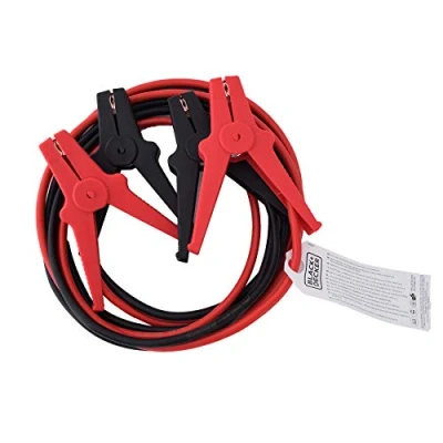 Immagine di Black&amp;Decker BXAE00011 Cavetti d&#039;avviamento con borsa custodia, protezione contro sovratensioni 220 6, 12, 24