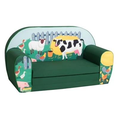 Immagine di KNORRTOYS.COM Divano per Bambini, Cotone Schiuma, Chalet di Montagna