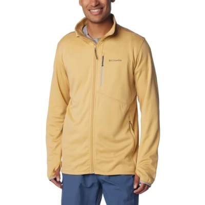 Immagine di Columbia Park View Fleece Full Zip, Giacca In Pile Con Cerniera Intera Uomo, Light Camel Heather, Taglia M