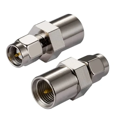 Immagine di Vecys Adattatore Antenna 4G SMA Maschio a FME per router 2G 3G LTE antenne UMTS Banda Larga Mobile Hsdpa WLAN Wireless (2 pezzi)