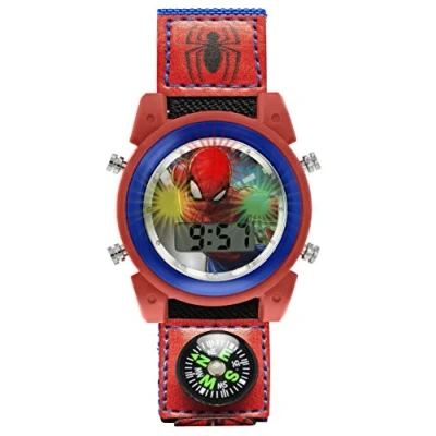 Immagine di SPIDER MAN Orologio Digitale Unisex Bambini con Cinturino in Tessuto SPD4586