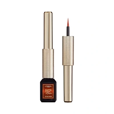 Immagine di L&#039;Oréal Paris MakeUp Eyeliner Matte Signature Pennellino in Feltro, Finish Extra Matte, Resistente all&#039;Acqua, Rame