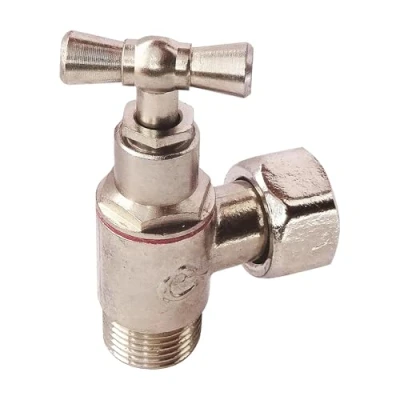 Immagine di SOMATHERM FOR YOU WC rubinetto staffa a nichelato M12 / 17 (3/8 &#039;&#039;) Dado Prigioniero 12/17