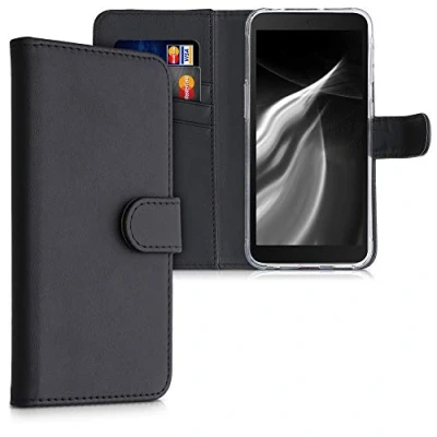 Immagine di kwmobile Custodia Compatibile con Samsung Galaxy Xcover 5 a Portafoglio Cover Libro in Pelle PU Flip Case Smartphone Porta Carte