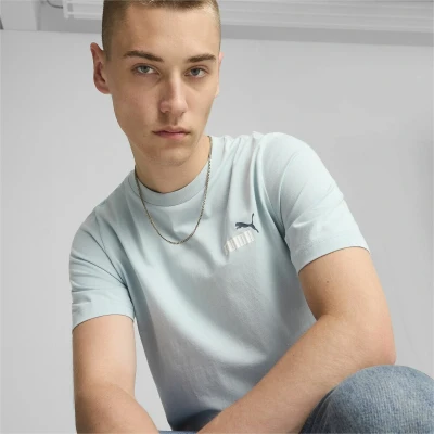Immagine di Puma ESS+ Small LOGO TEE Tshirt basic, Uomo, Taglia: Large, Frosted dew