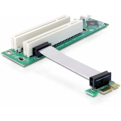 Immagine di Delock PCI E/2x 2 Porte Scheda riser PCIe