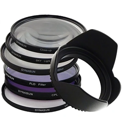 Immagine di DynaSun Kit Pro 72 mm CPL filtro circolare Pol/UV/Fluorescenza/Stella con Skylight, lenti e paraluce