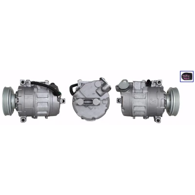 Immagine di LUCAS ACP01302 Compressore Aria Condizionata PAG 46 R 134a con guarnizioni AUDI: A4 B6 Avant, Sedan