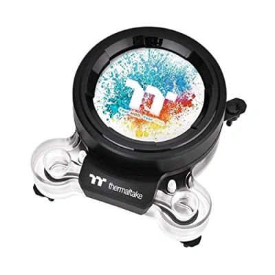 Immagine di Thermaltake Pacific MX2 Ultra CPU Waterblock PC water cooling Processor cooler 2.1&quot; LCD display LGA1700 compatible Temperature sensor Gif files