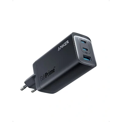 Immagine di caricabatterie Anker USB C, 737 (GaNPrime 120 W), a muro pieghevole veloce e compatto 3 porte per MacBook Pro/Air, iPad Pro, iPhone 13/Pro, Pixel altro ancora