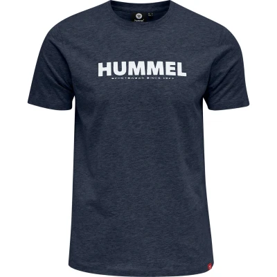 Immagine di Hummel Lifestyle Textilien Legacy Tshirt con stampa, Taglia: XXS, Blue nights