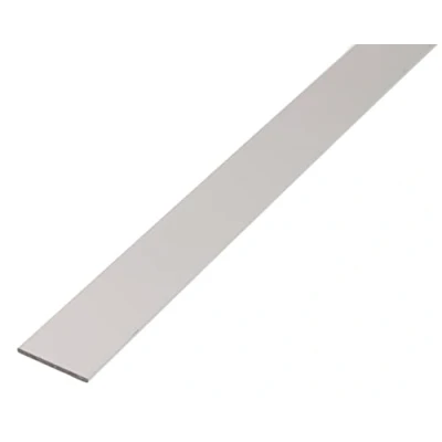 Immagine di Alberts 434465 Barra Piatta, Alluminio, anodizzato Argento