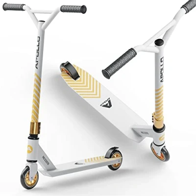 Immagine di Apollo Monopattino Stunt Scooter Genius PRO Robusto Freestyle con Cuscinetti a Sfera ABEC 9 Ruote in PU da 100 mm trick per adulti e bambini