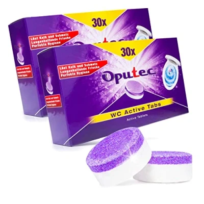 Immagine di 60 x pastiglie Per WC, Oputec WC Active Tabs: la pulizia di toilette e orinatoi.