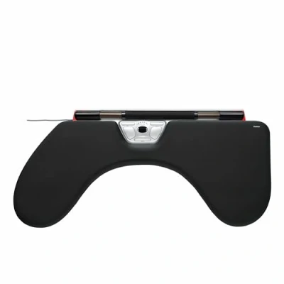 Immagine di Contour Design RollerMouse RED Max + Armauflage Mouse USB Nero, Argento 6 Tasti 2800 dpi Appoggio