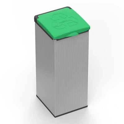 Immagine di Mongardi: 4’ Otto, Portasacco per Raccolta differenziata in Resina di PP, Facile da Montare, Adatto a Sacchi 80 110 L, Resistente, Ambienti Interni ed Esterni, 32L x 35P 80H cm