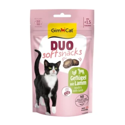 Immagine di GimCat Duo Soft Snacks con pollame agnello 1 sacchetto (1 x 50 g)
