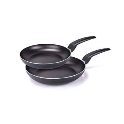 Immagine di Moneta Stratomax Black Set da 2 Padelle, 24 28 cm, Alluminio, Nero