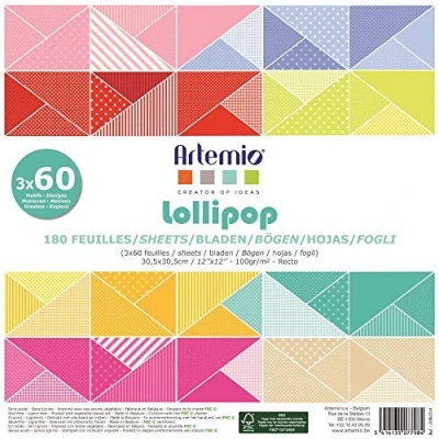 Immagine di Artemio Album di Lecca Lecca, Confezione da 180, Colore: Multicolore