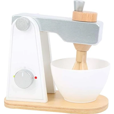Immagine di 10595 Sbattitore &quot;Cucina per bambini&quot; small foot in legno, accessori cucina bambini, con parte superiore mobile e bacinella, a partire da 3 anni