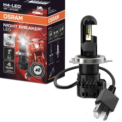 Immagine di OSRAM 64193DWNB 1HFB Lampadina LED Night Breaker® H4 12 V