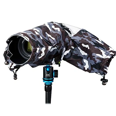 Immagine di JJC Copertura antipioggia per fotocamera Nikon Z7 Z6 D780 D850 D810 D800 D7500 D7200 D5600 D5500 Canon EOS 7D Mark II 5DS R 850D 800D 760D 750D 90D 80D Sony A99II 77II