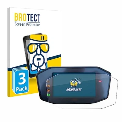 Immagine di brotect Pellicola Protettiva Vetro per KTM 890 Duke R 2020 TFT Screen Protezione Schermo (3 Pezzi) [Durezza Estrema 9H, Chiaro]