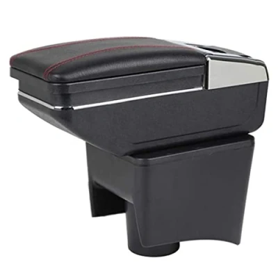 Immagine di SZSS CAR auto Center console bracciolo Contenitore braccioli Compatibile con VW Polo 6R Vento 2010 2011 2012 2013 2014 2015 2016 2017