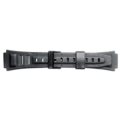 Immagine di Cinturino orologio nero in gomma resina compatibile con Casio BP 100 18mm Ref 317F2