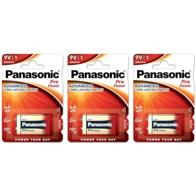 Immagine di Panasonic Batterie Alkali 9 V Block Pro Power (Gold Award)