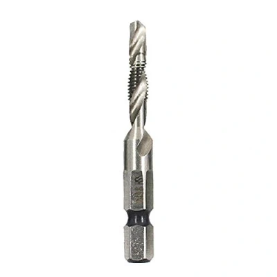 Immagine di BOZONLI Punte ad Attacco esagonale, M5 Trapano Maschi, Countersink Tap Drill Bit HSS Imposta Combinazione Filettare Innesto Esagonale