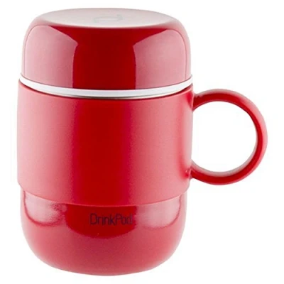 Immagine di Pioneer Flasks Bevande Isolate sottovuoto in Acciaio Inox Inossidabile, Rosso, 13.5 x 12.5 9 cm