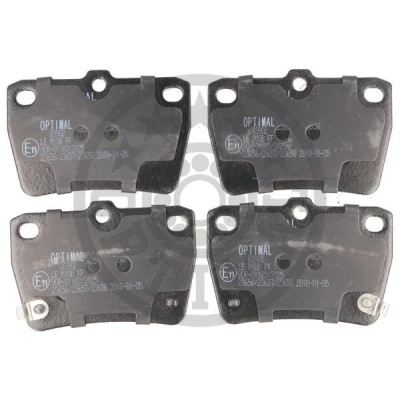 Immagine di OPTIMAL BP 83902 Kit pastiglie freno Assale posteriore con segnalatore acustico usura TOYOTA: RAV4 II SUV