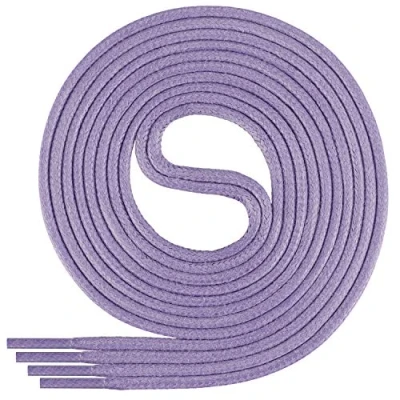 Immagine di Di Ficchiano Lacci rotondi cerati, lacci, diametro 2 4 mm, per scarpe da lavoro, e in pelle, colore: viola. 91. Lunghezza: 140 cm