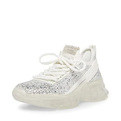Immagine di Steve Madden Maxima, Scarpe da Ginnastica Donna, Bianco, 36 EU