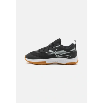 Immagine di Puma Varion II JR Unisex Scarpe da pallamano per bambini, Taglia: 34, Black/cool light gray Sintetico / tessuto