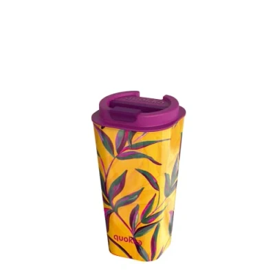 Immagine di Quokka FLUX SUN GARDEN TAZZA DA CAFFÈ DOPPIA PARETE IN PP 450 ML