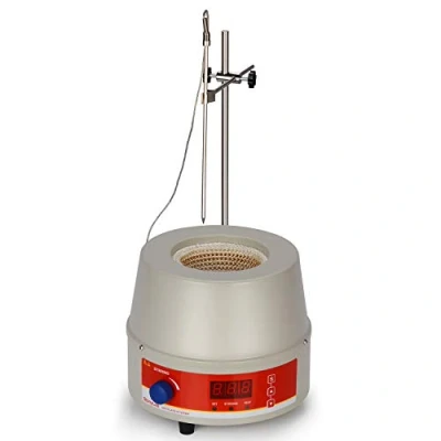 Immagine di stonylab Mantello Riscaldante Laboratorio, Riscaldamento Regolabile e Agitazione Electromantle Heating Mantle con Agitatore Magnetico Controllo Digitale Della Temperatura, 220V/300℃ 150W 250ml