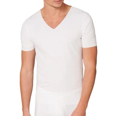 Immagine di Schiesser Canottiera con Scollo a V Intimo, Bianco, L Uomo