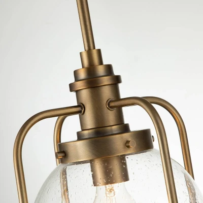 Immagine di Quintiesse Sospensione Tricocent, ottone/trasparente, 1 luce