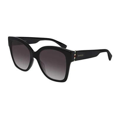 Immagine di Gucci Occhiali da Sole GG0459S Black/Grey Shaded 54/19/145 donna