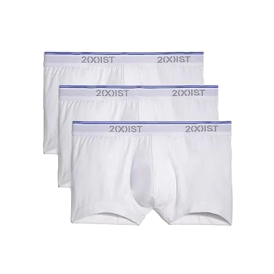 Immagine di 2(X) Ist Boxer da Uomo in Cotone Elasticizzato, Confezione 3, Bianco/Bianco/Bianco, M