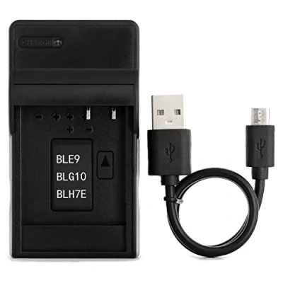 Immagine di DMW BLH7 USB Caricatore per Panasonic Lumix DMC GF3, GF5, GF6, GM1, GX7, LX100, TZ101, GM5K Fotocamera e Altro