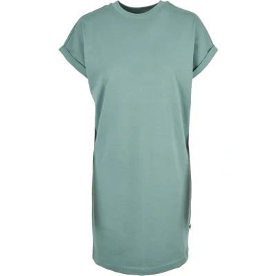 Immagine di Urban Classics Ladies Organic Cotton CUT ON Sleeve TEE Dress Vestito di maglina, Donna, Taglia: Medium, Paleleaf